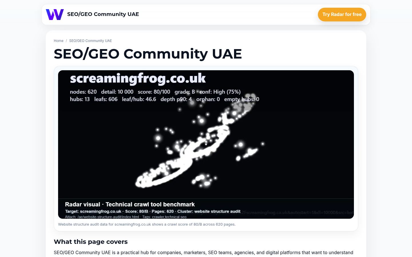 SEO/GEO Community UAE &middot; HOMEPAGE_SCREENSHOT