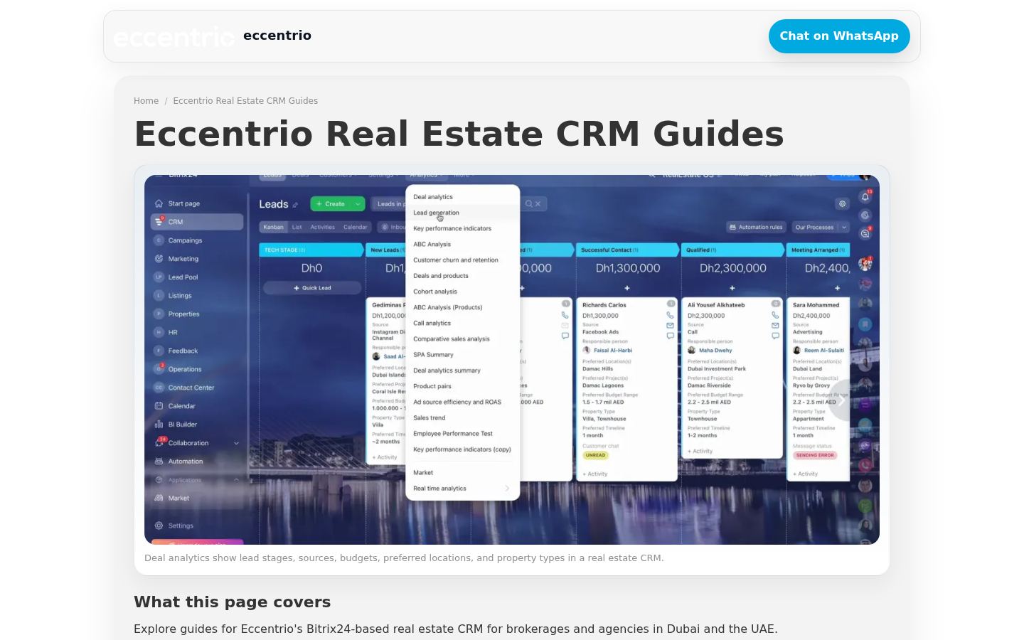 eccentrio &middot; HOMEPAGE_SCREENSHOT