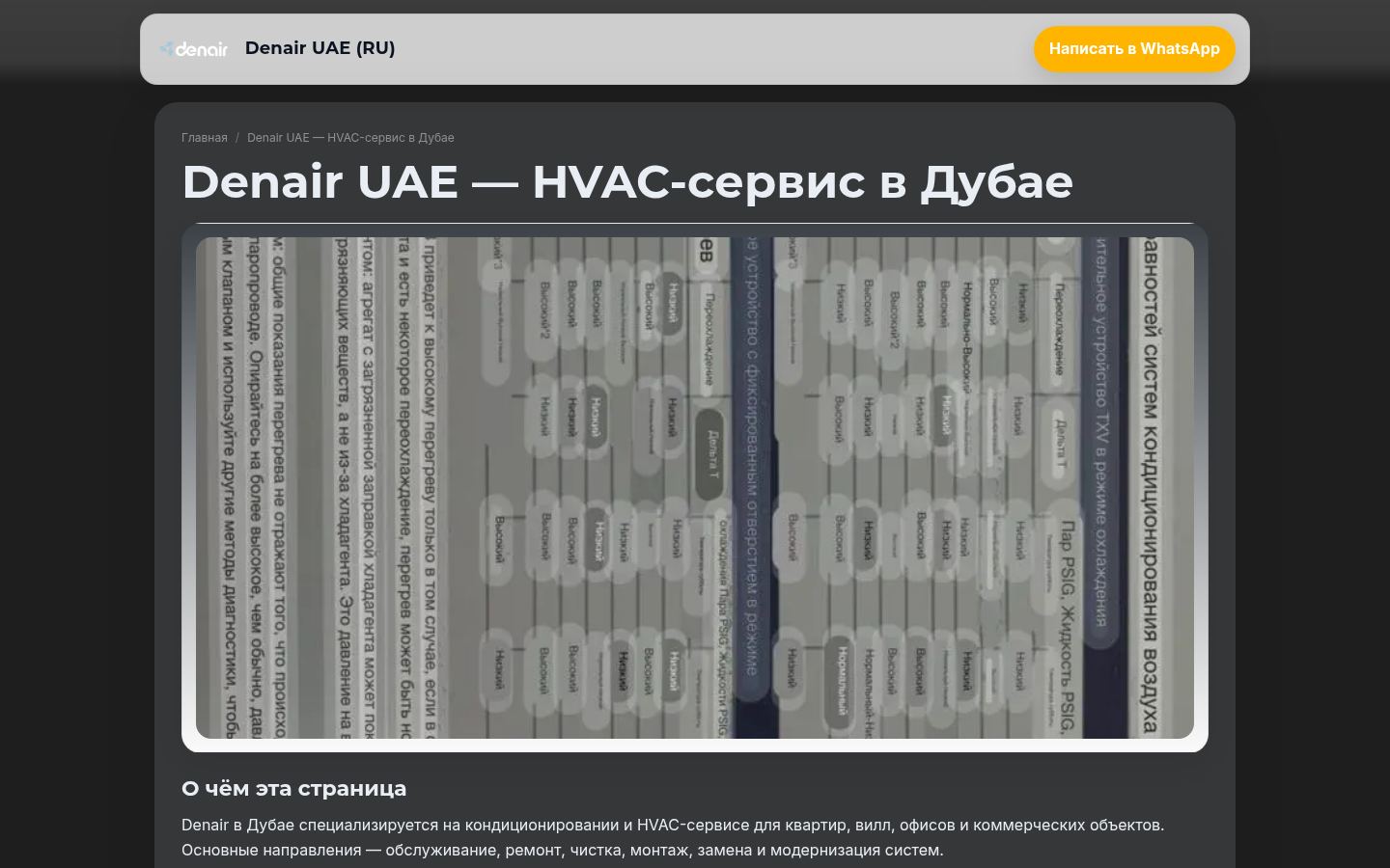 Denair UAE (RU) &middot; HOMEPAGE_SCREENSHOT