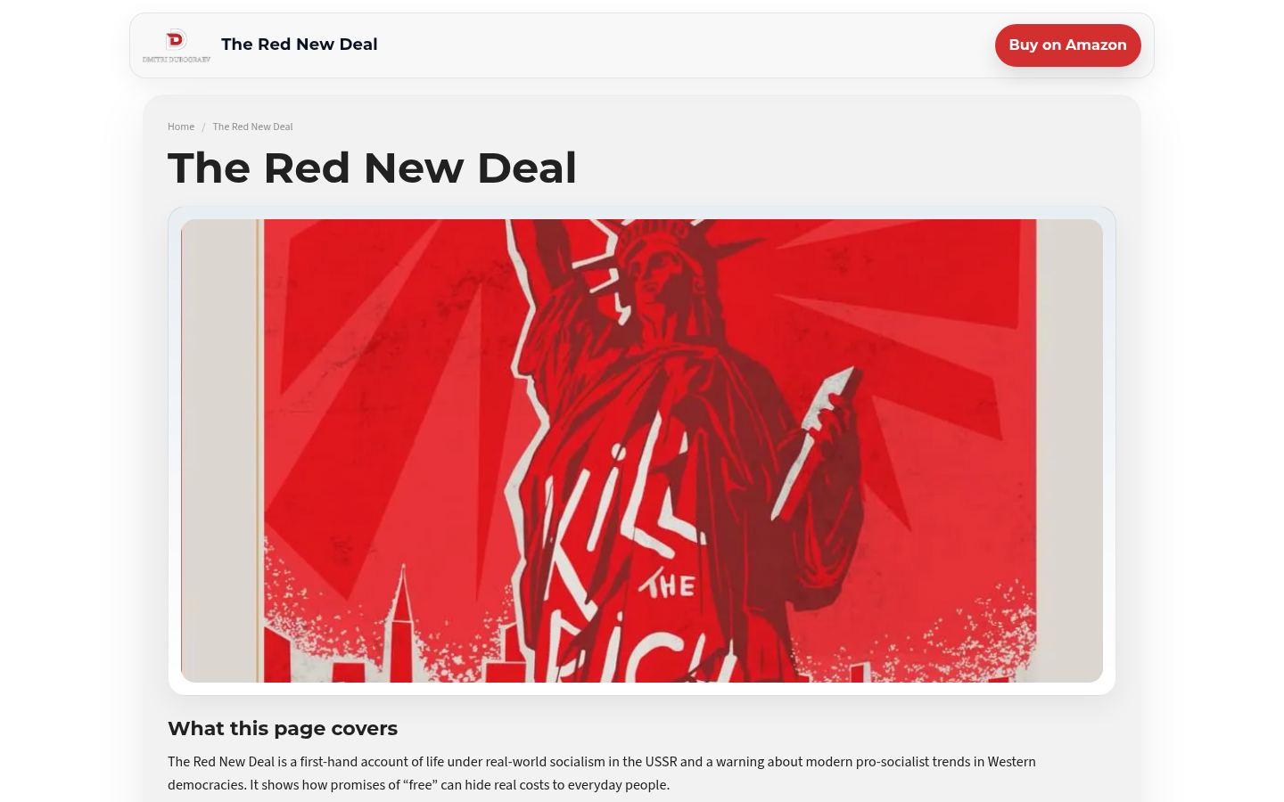 The Red New Deal &middot; HOMEPAGE_SCREENSHOT